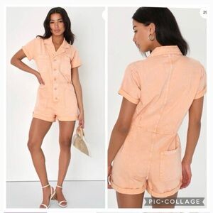 Pistola Peach Jumpsuit